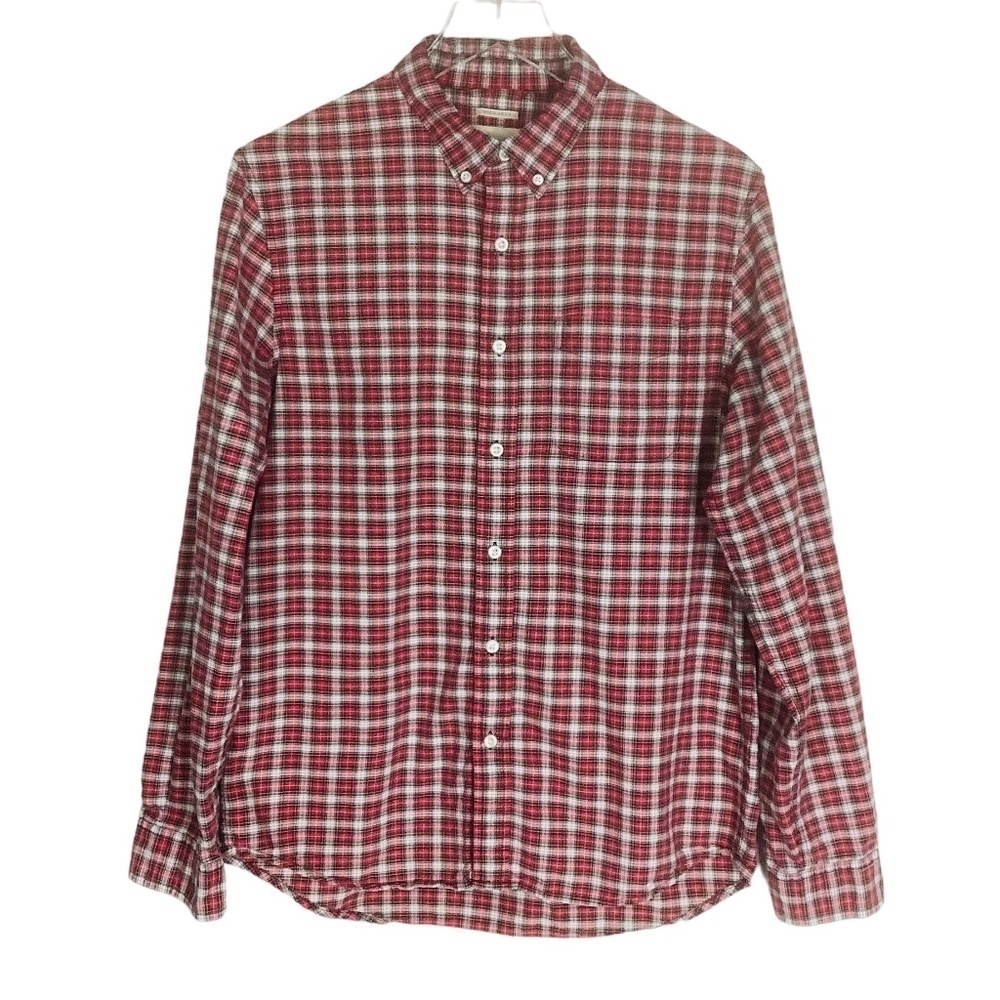 Ralph Lauren Denim & Supply Men's Plaid‎ Dress Shirt Red